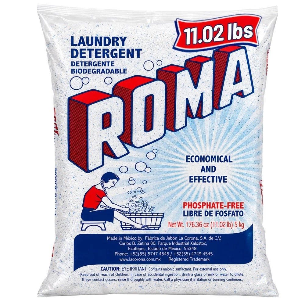 Heavy Duty Powder Laundry Detergent for Stains Grease Dirt 11.02 lbs