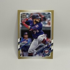 2021 Topps UK Edition Gilberto Celestino RC Gold /25 #115 Twins 15/25