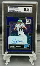 2022 Panini Donruss Optic GARRETT WILSON Rookie Purple Stars Prizm Auto #12/50
