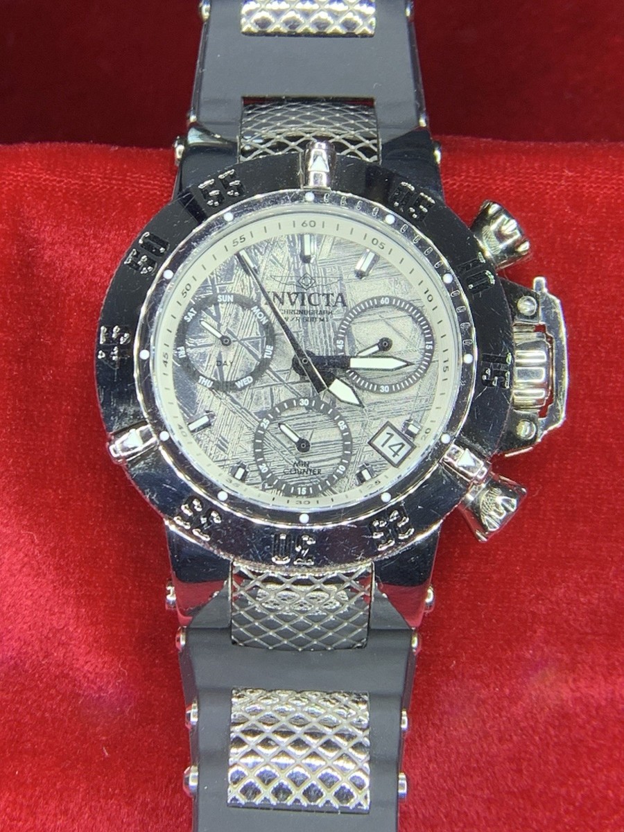 Invicta 25433 Subaqua Noma III Swiss Quartz Chronograph Meteorite
