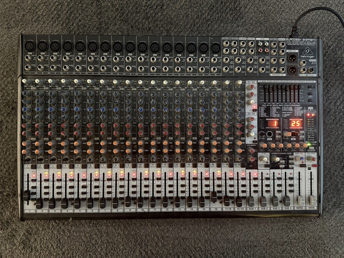 Behringer SX2442FX Eurodesk 24-Channel Recording and Sound