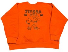 Vintage Rare 80  s Clemson University Tigers USA Sweatshirt L M4