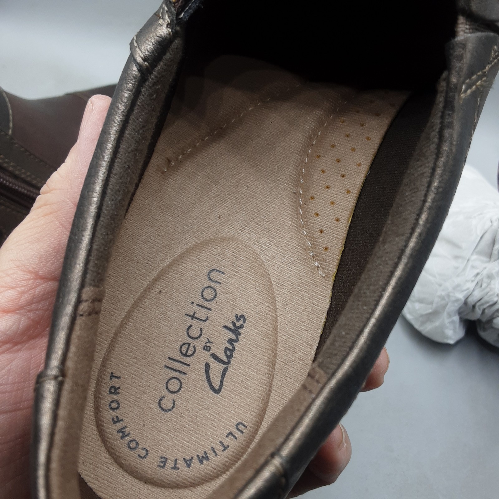 Clarks Women's Loafers Cora Giny 6XW Taupe A144