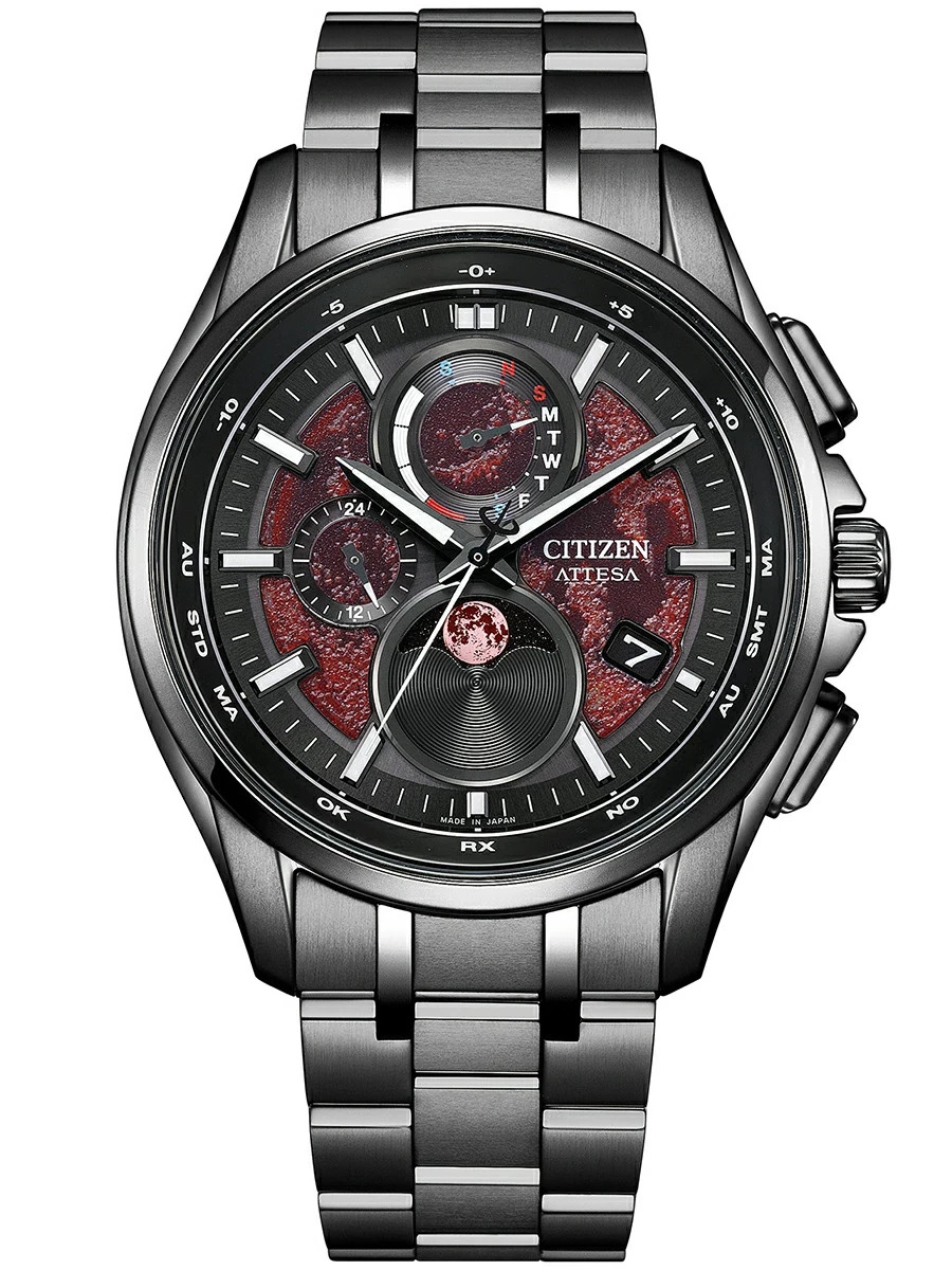 Citizen Attesa Moon Phase Blood Moon BY1005-73Z Men's Solar Watch