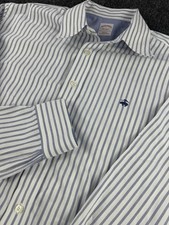 Brooks Brothers 1818 L Stripe Shirt Supima Non Iron