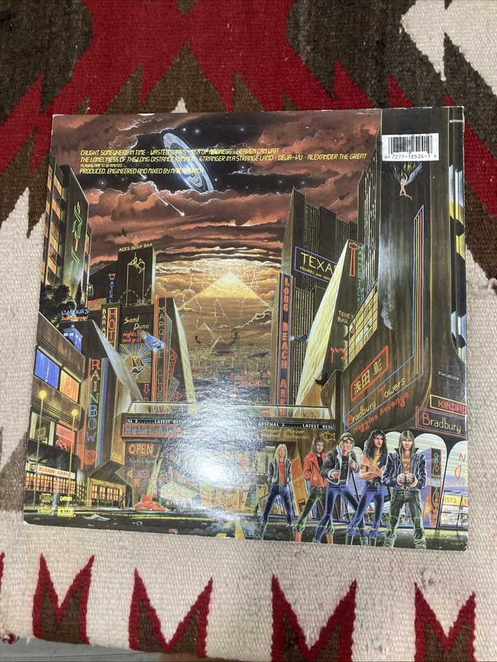 Iron Maiden "Somewhere In Time" LP 1986 Capitol Records R-143652 - Image 2 of 4