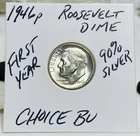1946 P Roosevelt Dime CHOICE BU ! CHEAP Shipping! FIRST YEAR COIN