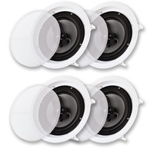 Acoustic Audio CS-IC83 Flush Mount In Ceiling Speakers with 8