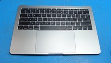 MacBook Pro 13" A1708 Late 2016 Top Case Palmrest NO Battery Gray 661-05114