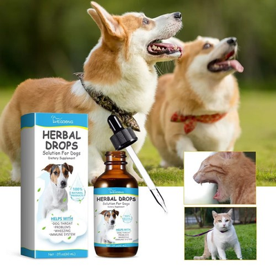 #ad Herbal oil for Dogs Cats Anxiety PainStress Calming Drops 100% Organic 60ML $10.99