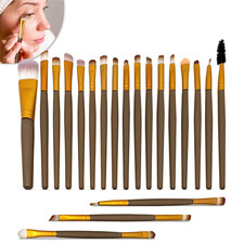 20 Pcs Makeup Brush Set, Face Eye Brushes for Daily Use Gifting