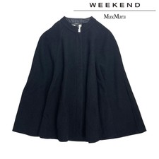 11T336 Weekend Maxmara Wool Poncho Cape Cover...