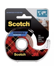 Scotch Removable Poster Tape Roll 3M 109S Mounting Double Sided Adhesive,Clear