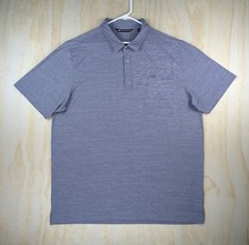 Travis Mathew Men's XXL Polo Shirt Heather Gray Golf Stretch Casual Short Sleeve