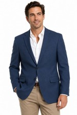 STAFFORD jacket blazer sport coat 46R classic fit coolmax all season ecomade