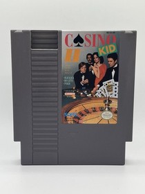 Casino Kid 2 II ( nintendo , 1993 ) NES - Authentic - RARE - Clean Label- TESTED
