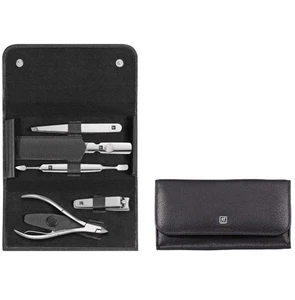 ZWILLING Beauty Classic Inox 6-pc Manicure Set with Black Leather Case