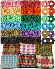 Loom Loops Refill for 10in Pro Size Potholder Weaving Loom Kit, 600PCS in 12 ...