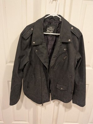 Levi s Faux Leather Classic Asymmetrical Motorcycle Jacket Black Size L