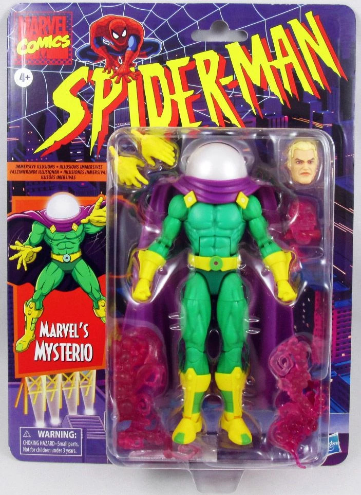 Mysterio Hasbro Spider-Man 1994 figurine rétro pour décoration de bureau geek