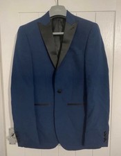 Men’s NEXT Navy Blue Skinny Fit Tuxedo Jacket