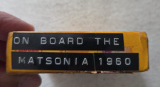  8mm Film Matson Lines 1960 Home Movie ON BOARD THE SS Matsonia UNKNOWN FOOTAGE