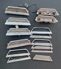 Lrg Lot 1962-69 Volvo 122s Amazon And Pv 544 Instrument Clusters And Face Plates