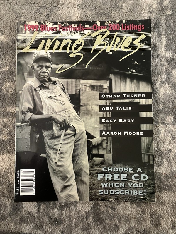 Living Blues Magazine #144 Mar/Apr 1999 Othar Turner, Abu Talib, Easy Baby