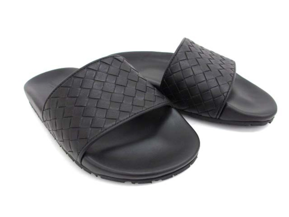 BOTTEGA VENETA Sandals Women's Size 34 Black Leather thumbnail 2