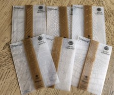 Cuttlebug Anna Griffin Embossing Folders Set of 6 Dad Stars Rope Animal Print