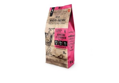 WIEJSKA ZAGRODA Lammfleisch mit Spinatchips S 20kg