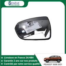 Glace de rétroviseur Peugeot 3008