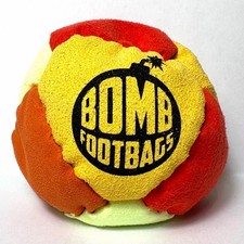    Bomb Footbags The Simply Bomb 2.0 - Orange Yellow Rust Neon - Hacky Sack Bag