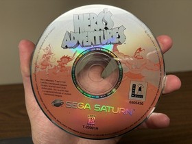 Herc's Adventures (Sega Saturn, 1997) Disc & Case - No Manual