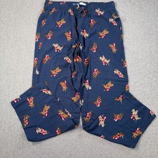Old Navy Men's Large Cowboy Santa Rodeo Christmas Holiday Flannel Pajama Pants
