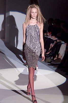 GUCCI by Tom Ford SS2000 Python Skirt