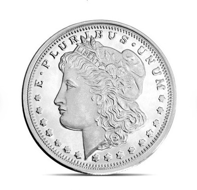Morgan Silver Round, .999 Pure Bullion Private Mint .5 Oz | eBay