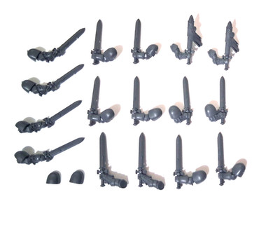 40k Space Marines Bladeguard Veterans Sword Arm Bits x16