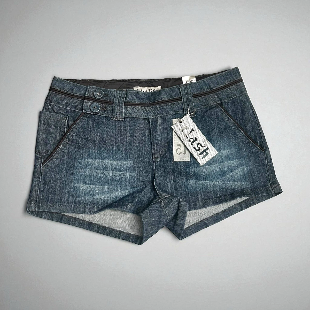 Unbranded Denim Regular Size Low (6.5-8.5 in) Rise Shorts for