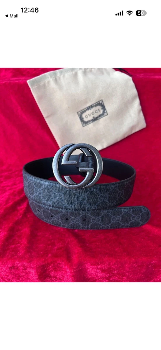Gucci Gray Belts for Men for sale - eBay