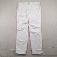 Nike Golf Modern Tech Fit Pants Mens 34x30 White Performance Mcilroy Scheffler