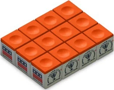 Silver Cup Chalk Orange 12 Pack Writing Instrument 0.5 lbs