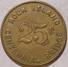 Rock Island, Illinois - Rock Island Centennial Bridge 25¢ IL 760 P