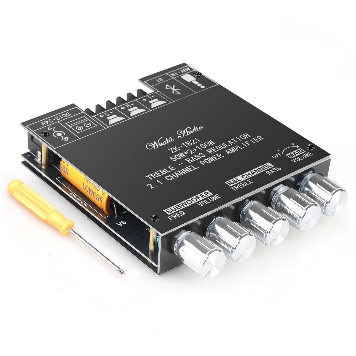 ZKTB21 2.1CH Bluetooth 5.0 Subwoofer Amplifier Board 50W 50W 100W