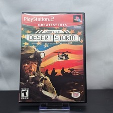 Conflict Desert Storm Greatest Hits PS2 CIB Tested & Working Sony PlayStation 2