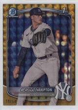 2025 Bowman Chrome Prospects Gold Geometric Refractor 39/50 Chase Hampton v8j