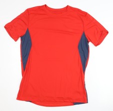 Mens UK Size L RUNNERS POINT Red Running & Jogging T-Shirt