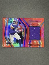 2020 Certified - New Generation Jerseys Mirror Red Justin Jefferson RC #16  /199