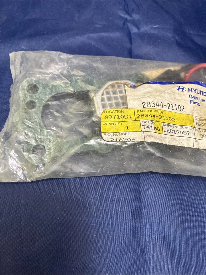 现代 28344-21102 加热器组件 适用于 1985 - 1994 现代 Excel NOS 原始设备制造商 — 第 4/4 张图片