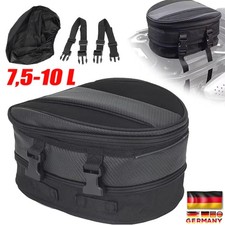 Motorrad Hecktasche Hinten Koffer Rücksitz Pack Schwarz Gepäcktasche Wasserdicht